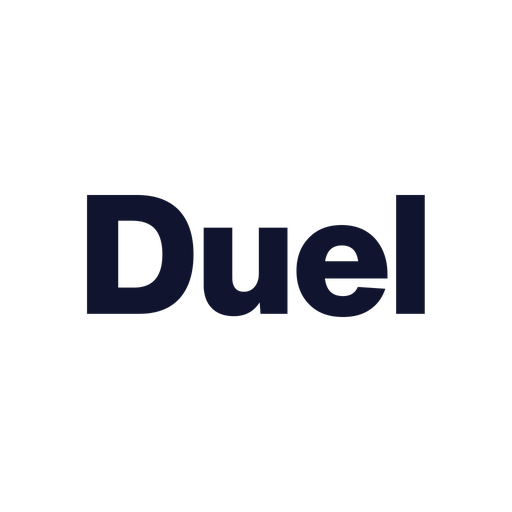 Duel Casino logo atlatszo PNG, negyzetes 512x512 formatum