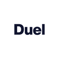 Duel Casino kor alaku emblema vilagos hatteren