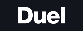 Duel Casino vizszintes logo sotet savban